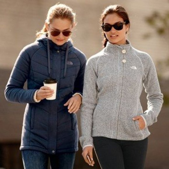 The North Face Jackets & Blazers - The North Face 'Crescent' Full Zip Up Fleece Jacket Sweatshirt Coat Purple - XL